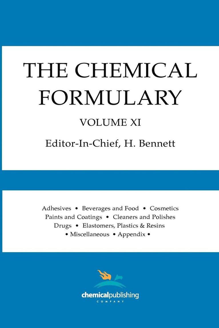 The Chemical Formulary, Volume 11