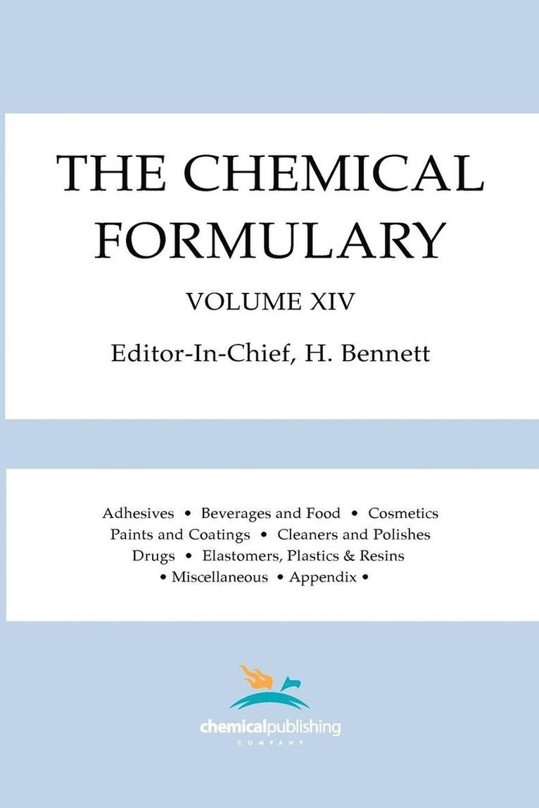 H. Bennett - The Chemical Formulary, Volume 14, Häftad