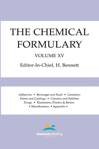 H. Bennett - Chemical Formulary, Volume 15, Häftad