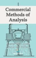 bokomslag Commercial Methods of Analysis