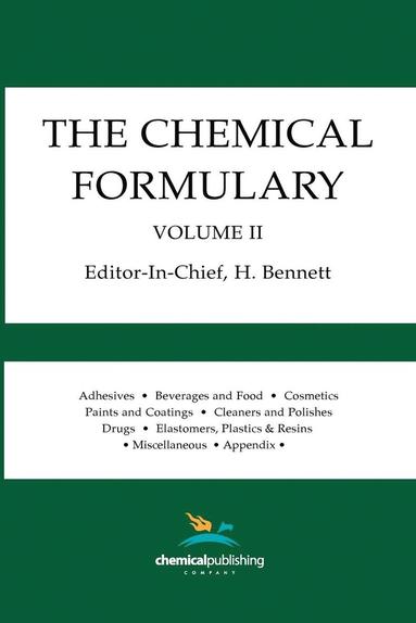 H. Bennett, H. Bennett - Chemical Formulary, Volume 2, Häftad