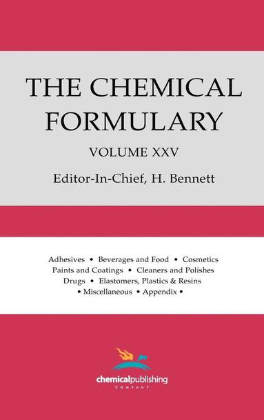 bokomslag The Chemical Formulary, Volume 25