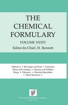 Harry Bennett - Chemical Formulary, Inbunden
