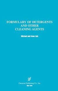 bokomslag A Formulary of Detergents and Other Cleaning Agents