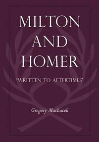 bokomslag Milton and Homer