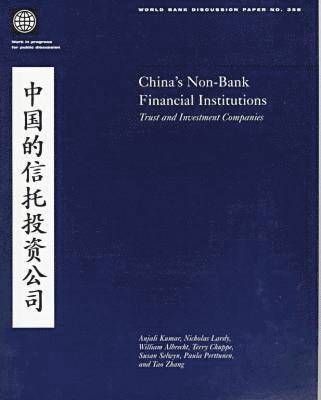 bokomslag China's Non-bank Financial Institutions