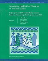 Sustainable Health Care Financing in Southern Africa 1