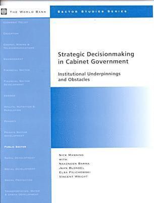 Nick Manning - Strategic Decisionmaking in Cabinet Government, Häftad