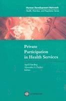 bokomslag PRIVATE PARTICIPATION IN HEALT
