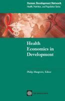 bokomslag Health Economics in Development