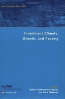 bokomslag Investment Climate, Growth, and Poverty