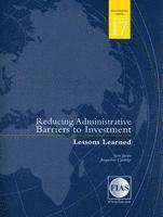 Scott Jacobs, Jacqueline Coolidge - Reducing Administrative Barriers to Investment, Häftad
