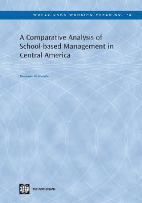 Emanuela Di Gropello - COMPARATIVE ANALYSIS OF SCHOOL, Häftad