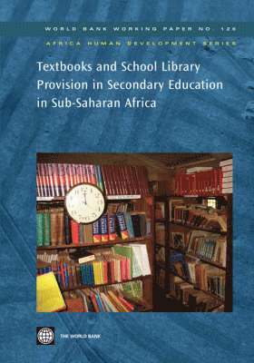 bokomslag Textbooks and School Library Provision in Secondary Education in Sub-Saharan Africa