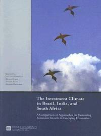 bokomslag The Investment Climate in Brazil, India, and South Africa