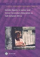 bokomslag Gender Equity in Junior and Senior Secondary Education in Sub-Saharan Africa