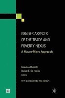 bokomslag Gender Aspects Of The Trade And Poverty Nexus