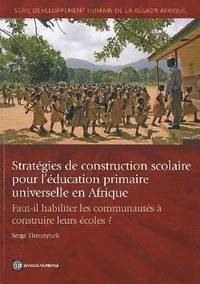 bokomslag Stratgies de construction scolaire pour l'ducation primaire universelle en Afrique