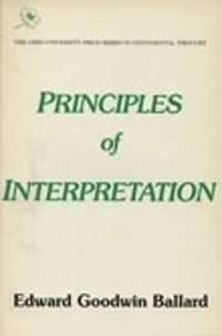 bokomslag Principles of Interpretation