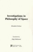 Elisabeth Ströker - Investigations in Philosophy of Space, Inbunden