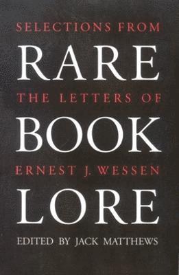 Rare Book Lore 1