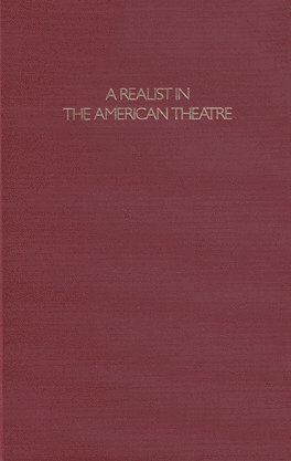 bokomslag Realist in the American Theatre