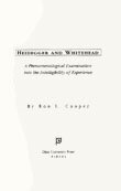 Ron L. Cooper - Heidegger and Whitehead, Inbunden