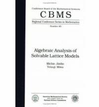 bokomslag Algebraic Analysis of Solvable Lattice Models