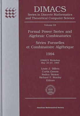American Mathematical Society - Formal Power Series and Algebraic Combinatorics, Inbunden
