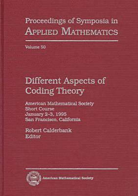 Different Aspects of Coding Theory 1