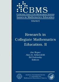 bokomslag Research in Collegiate Mathematics Education II