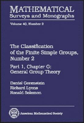 American Mathematical Society - Classification of the Finite Simple Groups, Inbunden
