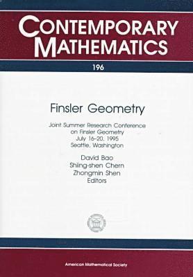 bokomslag Finsler Geometry