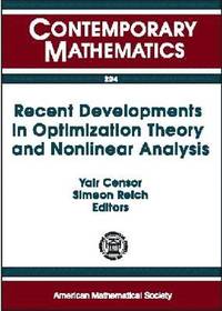 bokomslag Recent Developments in Optimization Theory and Nonlinear Analysis