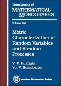 bokomslag Metric Characterization of Random Variables and Random Processes