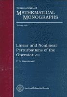 bokomslag Linear and Nonlinear Perturbations of the Operator div