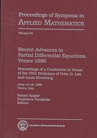 bokomslag Recent Advances in Partial Differential Equations, Venice, 1996