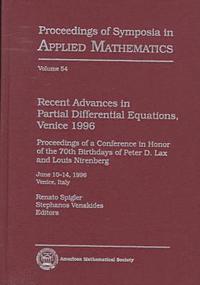 bokomslag Recent Advances in Partial Differential Equations, Venice 1996