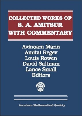 American Mathematical Society - Selected Papers of S. a. Amitsur with Commentary, Volumes 1 & 2, Inbunden