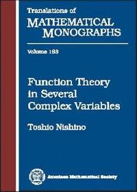 bokomslag Function Theory in Several Complex Variables