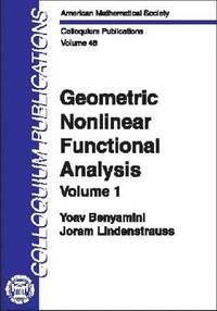 bokomslag Geometric Nonlinear Functional Analysis