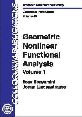 bokomslag Geometric Nonlinear Functional Analysis