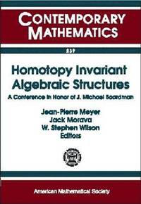 bokomslag Homotopy Invariant Algebraic Structures