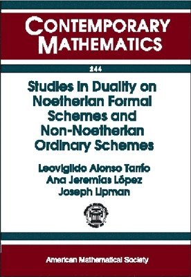 bokomslag Studies in Duality on Noetherian Formal Schemes and Non-Noetherian Ordinary Schemes