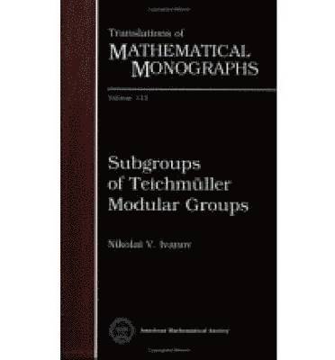 bokomslag Subgroups of Teichmuller Modular Groups