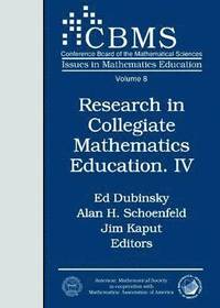 bokomslag Research in Collegiate Mathematics Education. IV