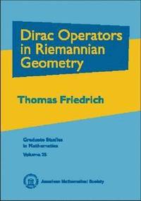 bokomslag Dirac Operators in Riemannian Geometry