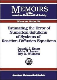 bokomslag Estimating the Error of Numerical Solutions of Systems of Reaction-Diffusion Equations