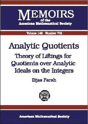 bokomslag Analytic Quotients