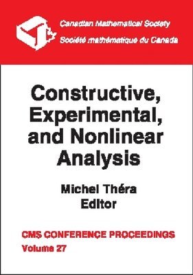 bokomslag Constructive, Experimental and Nonlinear Analysis